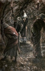 James Tissot - Chasm In The Rock of Calvary
