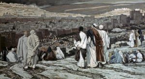 James Tissot - Disciples Watch From Afar