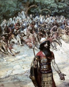 James Tissot - Gideon Asks For Bread From The Men of Succoth