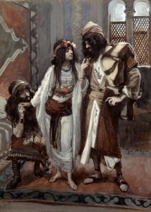 James Tissot - Harlot of Jericho and The Two Spies