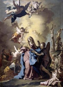 Domenico Antonio Vaccaro - The Virgin Swooning on Calvary