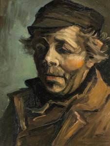 Vincent Van Gogh - Head of a Peasant with Cap