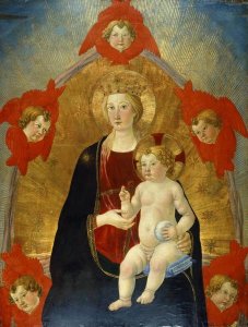 Cosimo Rosselli - Madonna and Child with Cherubim