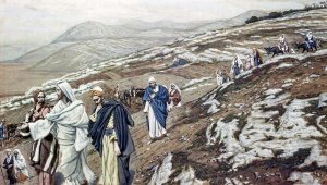 James Tissot - Jesus On His Way to Galilee