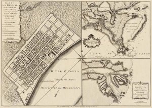 Thomas Jefferys - New Orleans, Louisiana, 1759