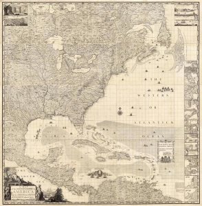 Henry Popple - Composite: British Empire in America, 1733