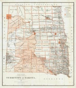 U.S. General Land Office - Territory of Dakota, 1879