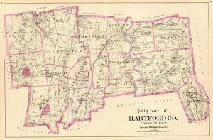 D.H. Hurd and Co. - Connecticut: Hartford County South, 1893