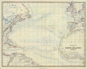 Alexander Keith Johnston - North Atlantic Ocean, 1861