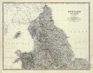 Alexander Keith Johnston - England, Wales N, 1861