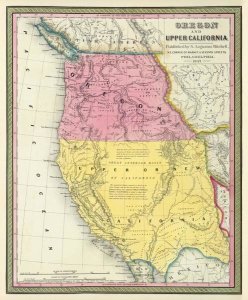 Samuel Augustus Mitchell - Oregon & Upper California, 1847