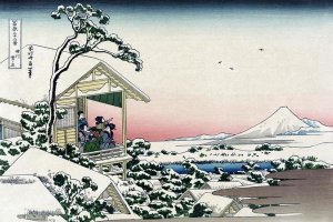 Hokusai - Tea House at Koishikawa, 1830