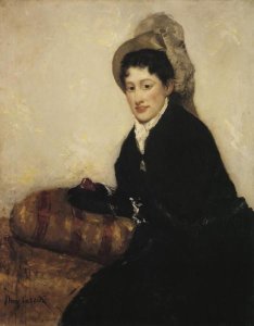 Mary Cassatt - Portrait Of Madam X Dressed For The Matinee 1878