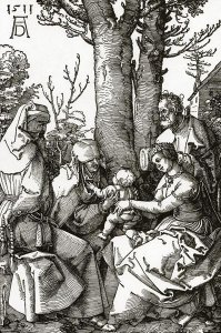 Albrecht Durer - The Holy Family With Joachim And Anna