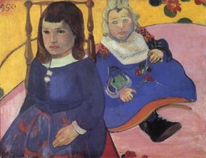 Paul Gauguin - Portrait Of Two Children