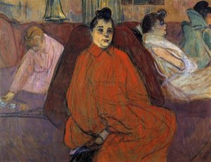 Henri Toulouse-Lautrec - In The Salon The Sofa