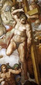 Michelangelo - Detail From The Last Judgement 23