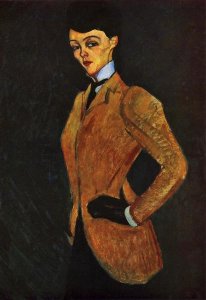 Amedeo Modigliani - Lady Inriding Habit