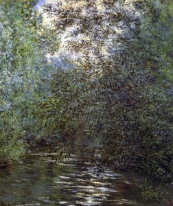 Claude Monet - Le Fleuve Aux Saules 1876