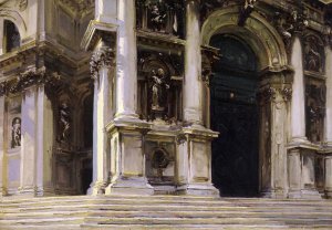 John Singer Sargent - Entrance to Santa Maria della Salute, Venice, 1909