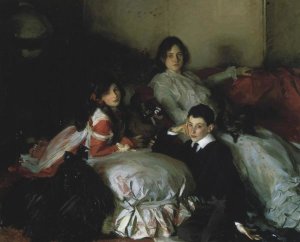 John Singer Sargent - Essie, Ruby, and Ferdinand, Children of Asher Wertheimer