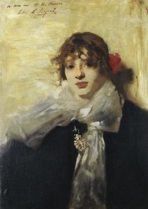 John Singer Sargent - Head of a Young Woman 1880-82