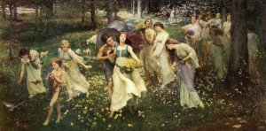 Charles Daniel Ward - The Progress Of Spring, 1905