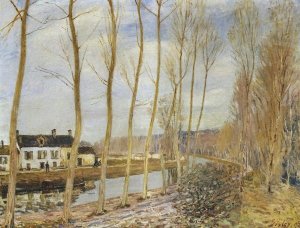 Alfred Sisley - The Canal Du Loing At Moret