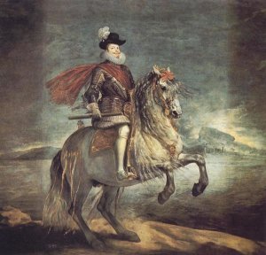 Diego Velazquez - Philip III On Horseback