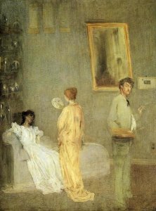 James McNeill Whistler - Artist In His Studio