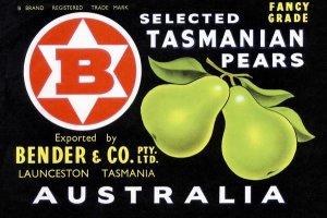 Unknown - Bender & Co. Selected Tasmanian Pears
