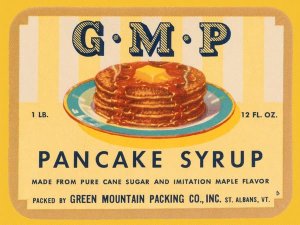 Retrolabel - G.M.P. Pancake Syrup