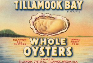 Retrolabel - Tillamook Bay Whole Oysters