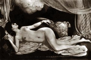 Vintage Nudes - Exotic Nude with Curtains