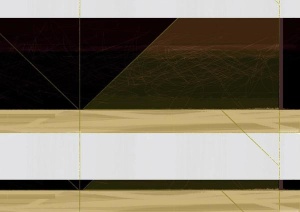 NAXART Studio - Abstract  Brown And White