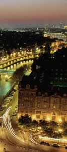 Michel Setboun - Overlooking Paris at Night (right)