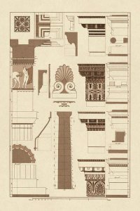 J. Buhlmann - Details of Parthenon, Polychrome
