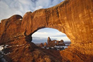 Tim Fitzharris - Turret arch through north window arch, Arches National Park, Utah