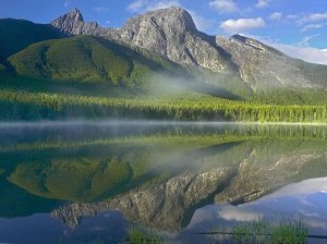 Tim Fitzharris - The Wedge overlooking Wedge Pond, Kananaskis Country, Alberta, Canada