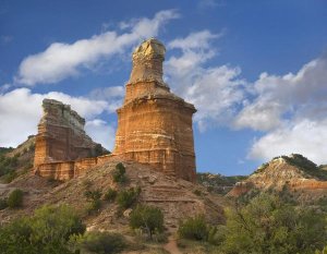 Tim Fitzharris - Rock formation called the Lighthouse, Palo Duro Canyon State Park, Texas