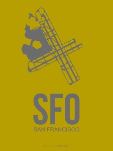 NAXART Studio - SFO San Francisco Poster 3