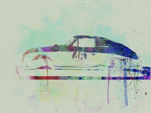 NAXART Studio - Porsche 356 Watercolor