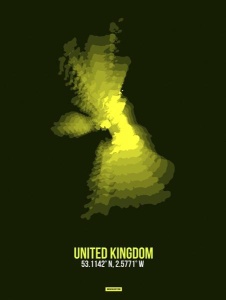 NAXART Studio - United Kingdom Radiant Map 3