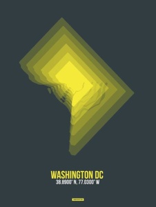 NAXART Studio - Washington DC Radiant Map 4