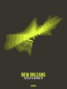 NAXART Studio - New Orleans Radiant Map 1