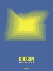 NAXART Studio - Oregon Radiant Map 1