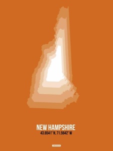 NAXART Studio - New Hampshire Radiant Map 3
