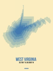 NAXART Studio - West Virginia Radiant Map 1