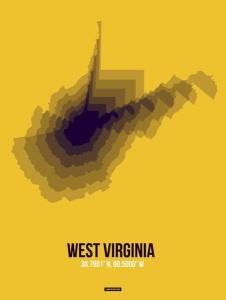NAXART Studio - West Virginia Radiant Map 3