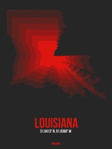 NAXART Studio - Louisiana Radiant Map 4